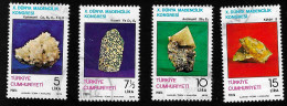 1989  Minerals Michel TR 2488 - 2491 Stamp Number TR 2115 - 2118 Yvert Et Tellier TR 2252 - 2255 Used - Oblitérés