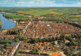 89 Villeneuve-sur-Yonne Vue Aérienne  Carte Vierge Non Circulé édition Valoire (Scans R/V) N° 37 \MO7049 - Villeneuve-sur-Yonne