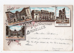 461 - BRUXELLES - Litho * 1898* - Monuments, édifices