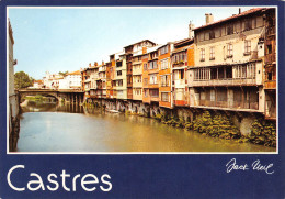 81 CASTRES Maisons Sur L'Agout Carte Vierge Non Circulé édition AS (Scans R/V) N° 26 \MO7051 - Castres