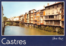 81 CASTRES Maisons Sur L'Agout Carte Vierge Non Circulé édition AS (Scans R/V) N° 27 \MO7051 - Castres
