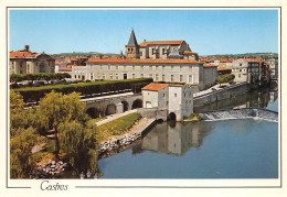 81 CASTRES L'Agout Le Théatre Et Le Musée GOYA Perspective Carte Vierge Non Circulé édition As (Scans R/V) N° 48 \MO7051 - Castres