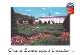 81 CASTRES Jardin De L'évêché Par Le Notre  Carte Vierge Non Circulé édition Défi Communication(Scans R/V) N° 58 \MO7051 - Castres