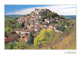 81 CORDES Sur CIEL Vue Générale Vallée Du Cérou Carte Vierge Non Circulé édition Cim (Scans R/V) N° 14 \MO7053 - Cordes