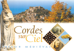 81 CORDES Sur CIEL Trésor Médiéval  Carte Vierge Non Circulé édition Cely (Scans R/V) N° 39 \MO7053 - Cordes