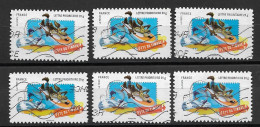 France 2009 Oblitéré Autoadhésif   N° 268   Personnages  Looney Tunes   " Vil Coyote  "   ( 6 Exemplaires ) - Used Stamps