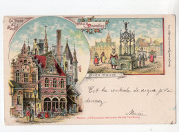 462 - BRUXELLES - Litho * 1898* - Monuments, édifices