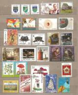 (!) LATVIA  - 2008 Full Year Set -  WWF Animal , Basketball,mushrooms,Chri Stmas , OLIMPIC All  Used - Letonia