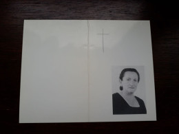 Germaine Maegh ° Vosselaar 1916 + Turnhout 1996 X Karel Van Hove - Obituary Notices