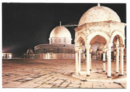 THE DOME OF THE ROCK AT NIGHT.-  JERUSALEM.-  ( ISRAEL ) - Israël