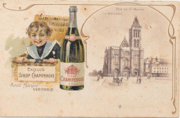 EXQUIS  SIROP CHAMPENOIS - Advertising