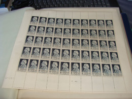 N° 789 En Feuille  De 50 Timbres Entières Neuves - Hojas Completas