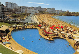 64 BIARRITZ La Piscine Californienne De L'hotel Du Palais Carte Vierge Non Circulé édition Sopea(Scans R/V) N° 49\MO7060 - Biarritz