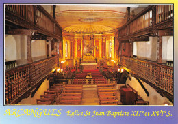 64  ARCANGUES Intérieur De L'église St Jean Baptiste Carte Vierge Non Circulé éditions Thouand (Scans R/V) N° 47 \MO7063 - Autres & Non Classés