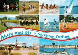 73295968 St Peter-Ording Sport Fahrradtour Badespass Segen Windsurfen Tennis Rei - St. Peter-Ording