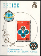 Belize Block 31 Postfrisch Rotary Club #ND006 - Belice (1973-...)