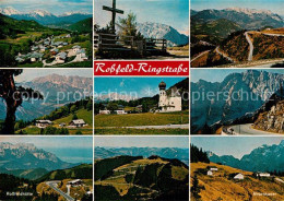 73295835 Berchtesgaden Panorama Kreuz Rossfeld Ringstrasse Kirche Rossfeldhuette - Berchtesgaden