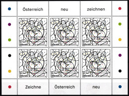 Österreich 3115 Gestempelt Als Kleinbogen Mit Ersttagsstempel #ND076 - Sonstige & Ohne Zuordnung