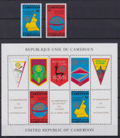 Kamerun Block 17 + 925-926 Postfrisch Rotary Club #ND105 - Camerún (1960-...)