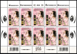 Österreich 3099 Gestempelt Als Kleinbogen Mit Ersttagsstempel #ND096 - Sonstige & Ohne Zuordnung