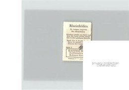 11667095 Rheinfelden AG Briefmarke Kaffee Hag Rheinfelden - Sonstige & Ohne Zuordnung