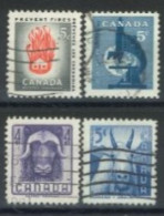 CANADA - 1955/58, CANADIAN PRIME MINISTERS STAMPS SET OF 4, USED. - Oblitérés