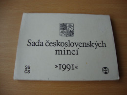 Set Monétaire Tchécoslovaquie 1991 - Tsjechoslowakije