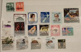 New Zealand Nouvelle Zelande Neuseeland - Small Lot Of Used Stamps - Andere & Zonder Classificatie