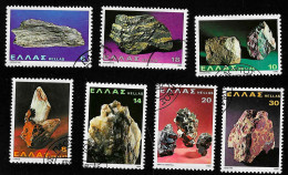 1980  Minerals Michel GR 1426 - 1432 Stamp Number GR 1367 - 1373 Yvert Et Tellier GR 1404 - 1410 Used - Used Stamps