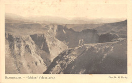 LESOTHO Lessouto BASUTOLAND Maluti Mountains Carte Vierge Non Circulé éd Sesuto HERTIG (Scans R/V) N° 20 \MP7102 - Lesotho