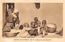 LESOTHO Lessouto Déjeuner Des Enfants Au Basutoland Carte Vierge Non Circulé (Scans R/V) N° 35 \MP7102 - Lesotho