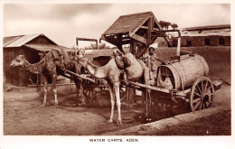 YEMEN Aden Chariots à Eau Attelage De Chameaux éditions Real Photo A.Abassi (Scans R/V) N° 56 \MP7103 - Yemen