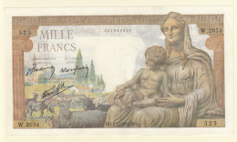 1000 Francs Déesse Demeter Type 1942, F40.12, 03/12/1942, W.2054, Pr.SUP - 1 000 F 1942-1943 ''Déesse Déméter''