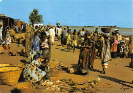 MALI Ex Soudan Français MOPTI Scène De Marché Carte Vierge Non Circulé édition Abeille (Scans R/V) N° 31 \MP7104 - Mali