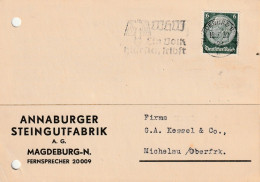 Magdeburg 1939, Annaburger Steingutfabrik A.G. Magdeburg-N - Brieven En Documenten