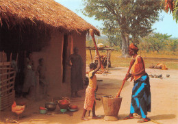 TCHAD Préparation Du Repas  éditions Akhbarr à N'DJAMENA (Scans R/V) N° 2 \MP7109 - Chad