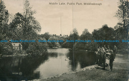 R030846 Middle Lake. Public Park. Middlesbrough. Valentine - Monde