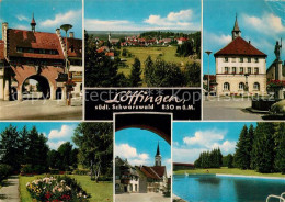 73295269 Loeffingen Tor Panorama Rathaus Park Schwimmbad Loeffingen - Autres & Non Classés