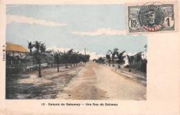 BENIN Ex Dahomey COTONOU Une Rue  De La Colonie Cliché M.O (Scans R/V) N° 27 \MP7110 - Benín