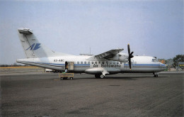 BOTSWANA AIR BOTSWANA / ATR 42-300 A2-ABC  Jurgen Gleisberg Allershausen Avion Plane Johannesburg (2 Scans) N°33 \MP7111 - Botswana