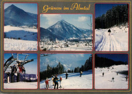 73295230 Gruenau Almtal Panorama Skigebiet Teilansichten Gruenau Almtal - Sonstige & Ohne Zuordnung