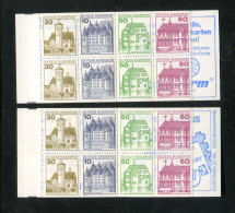 "BUNDESREPUBLIK DEUTSCHLAND" 1980, Markenheftchen Mi. 23a OZ Und 23c OZ ** (R1194) - 1971-2000