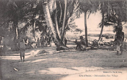 CÔTE D'IVOIRE Débarcadère D'un Village Carte Vierge Non Circulé éd KONG Abidjan  ( 2 Scans) N° 49 \MP7113 - Costa De Marfil