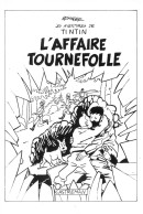 TINTIN L'affaire Tournefolle Castreman Messager Dos Vierge Non Voyagé  (2 Scans) N° 7 \MP7115 - Bandes Dessinées