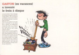 Gaston Lagaffe A Inventé Le Frein à Disque. Fête Du Timbre 2001 - Comics