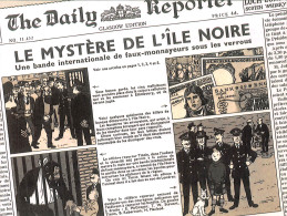 TINTIN The DAILY REPORTER Le Mystère De  L'île Noire (2 Scans) N° 23 \MP7116 - Stripverhalen