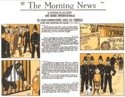 TINTIN The Morning News L'île Noire (2 Scans) N° 22 \MP7116 - Comicfiguren