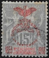Nouvelle Calédonie 1903 - Yvert N° 73 Oblitéré  Michel N° 70 - Gebruikt