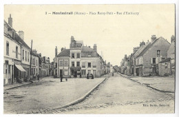 CPA 51 MONTMIRAIL Place Rémy-Petit - Rue D' Enthierry - Montmirail