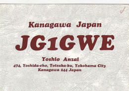 AK 210417 QSL - Japan - Yokohama City - Kanagawa - Radio Amateur